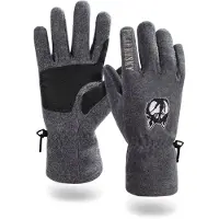 Polar Husky Sporthandschoenen 'Lhotse' grijs / zwart / wit