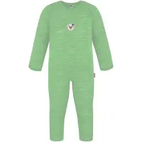 Normani Rompertje/body 'Waverly' beige / groen / appel / zwart / wit