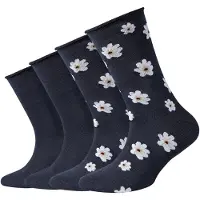 s.Oliver Sokken donkerblauw / geel / pastelgroen