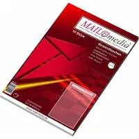 Mailmedia akte-envelop offset wit, C4, 22,9 x 32,4 cm, zonder venster, zelfklevend, 10 st.