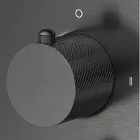 Saniclear Iron Curved omstelknop voor inbouw thermostaatkranen (SK24847 en SK79846)