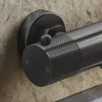 Saniclear Iron Curved omstelknop voor opbouw thermostaatkranen (SK38379, SK24864 en SK24865)
