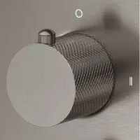 Saniclear Exclusive Curved omstelknop voor inbouw thermostaatkranen (SK21879 en SK79842)