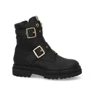 Red-Rag leren enkelboots zwart Meisjes Leer Effen - maat 36