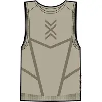 X-Bionic - Xceed Run Tank Top - Hardloopshirt M, beige