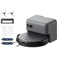 Eufy Auto-Empty C10 - Robotstofzuiger met Vervangingssets - Slanke behuizing van 7,2 cm - Tapijtreiniger - Edge expansion borstel - Automatisch legen - Point laser en multi-infrarood navigatie