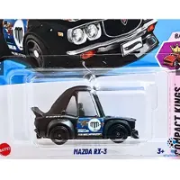 Hot Wheels MAZDA RX3 MATT BLACK MAD MIKE SPORTS 196/250 1:64 HW COMPACT KINGS 8/10 SHORT CARD 2025