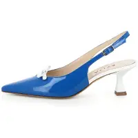 Evita Slingpumps 'Perla' blauw / wit