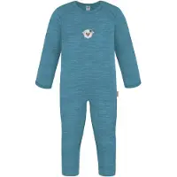 Normani Rompertje/body blauw / gemengde kleuren
