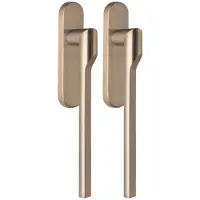 Formani Rivio by Gensler GL231PAY massieve paarsgewijze set hefschuifdeurbeslag inclusief cilindergat PC69 - PVD licht brons