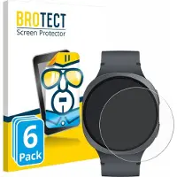 BROTECT - Screenprotector voor Samsung Galaxy Watch 8 (44 mm) - Folie Beschermfolie transparant 6 Stuks