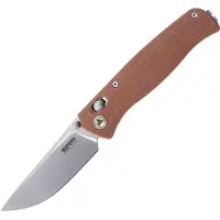 SRM Knives 255L Ambi Lock Brn G10