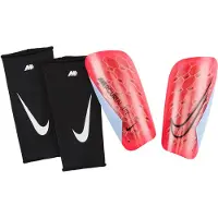 Nike Mercurial Lite Scheenbeschermers Rood Zwart Lichtblauw