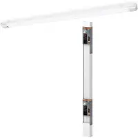 Osram LED-lichtbalk POWER BATTEN, 4.000 K, 120 cm, 2-lamps. BATTEN, wit / opaal, Hal, metaal, Lichtbalk