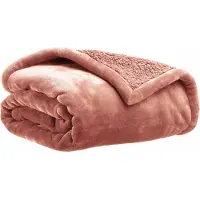 Vivaraise Dekbedovertrek Michka in terracotta polyester - 240 x 220 cm