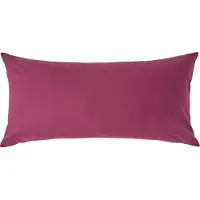 Homescapes Kussensloop 40x80 cm – Bordeaux – 100% Egyptisch Perkal Katoen – 200 TC
