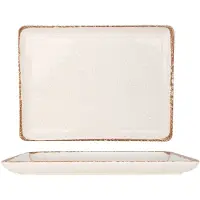 RINART Serveerschaal brunilda porselein 24x17 cm set van 2