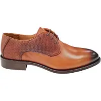 Melik Ranzek One Cognac Leer Nette veterschoenen | Maat 42