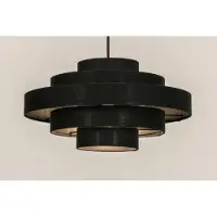 Lumidora Hanglamp 31646 - JULIA - E27 - Zwart - Metaal - ⌀ 50 cm