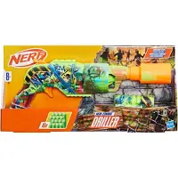Nerf Zombie Driller - Blaster, 16 Elite-darts