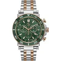Gc Analoog horloge 'One Sport' goud / groen / zilver