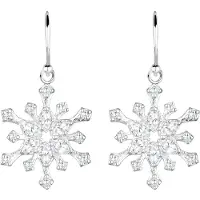 Elli Oorbellen 'Schneeflocke' zilver