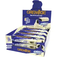 Grenade - High Protein, Low sugar - Protein bar - Oreo White - 21g eiwit - 12 x 60g - Eiwitreep - Diverse smaken