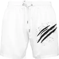 Plein sport Zwemshorts zwart / wit
