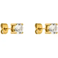 Purelei Oorbellen 'Pristine' goud / transparant