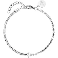 Purelei Armband 'Fire Fusion' zilver / transparant