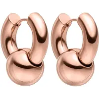 Purelei Oorbellen 'Orbit' rose-goud