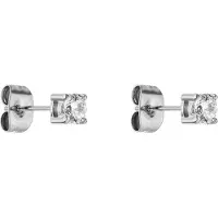 Purelei Oorbellen 'Pristine' zilver / transparant