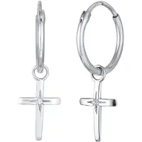 Elli Oorbellen 'Kreuz' zilver
