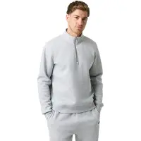 Björn Borg Trui Bjrn Borg Men Centre Half Zip Light Grey Melange-L