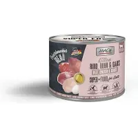 Mac'S superfood kittenvoer Fijnproever Natvoer Blik - Rund, Kip & Gans 6x 200g - hoog vers vleesgehalte van 96,6%