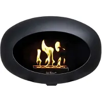 Le Feu Wall Haard Bio Ethanol - Zwart