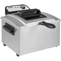 Princess Friteuse - Grote friteuse met 1 mand - 5 Liter - 3270 W - Kijkvenster - Koude zone - 184090