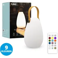 Webshop-outlet.nl Fiji of Coco - LED Tafellamp - Oplaadbaar - RGB-kleuren -