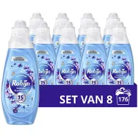 Robijn Quickwash - Vloeibaar Wasmiddel - Morning Dew - 8 flessen - 176 Wasbeurten - Voordeelverpakking