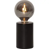 Star Trading Kleine E14-lampvoet 'Tiny' voor kleinere lampen, metaal, 10cm, mat zwart