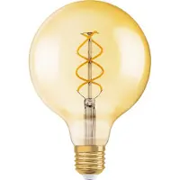 Ledvance LED lamp E27 | Globe G124 | Vintage 1906 | Filament | Goud | 2000K | 4W (28W)