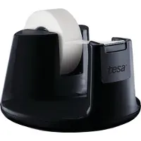TESA plakbandafroller Easy Cut Compact, voor rollen van ft 33 m x 19 mm, zwart