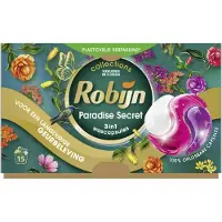 Robijn 2+3 gratis: 3-in-1 Wascapsules Paradise Secret 15 stuks