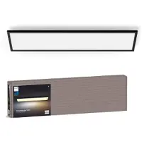 Philips Hue Aurelle White Ambiance - Zwart - Rechthoekig