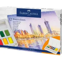 Faber-Castell waterverf - in box met 12 kleuren - FC-169712