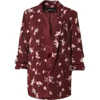 Pieces Blazers 'PCBoss' rosa / wijnrood / wit