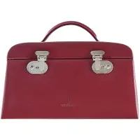 Windrose Sieraden-bewaring 'Merino' rood