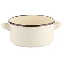 Silesia Emalieren Pannetje 16 cm, 1.45 L, Geschikt voor Inductie