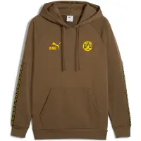 Puma Sweatshirt 'Borussia Dortmund King' bruin / honing / zwart