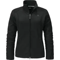 Schöffel Functionele fleece jas 'Leona3' zwart / wit